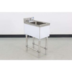 BK Resources BKUBS-1014HSS12 21" Underbar Dump Sink (Floor Model)