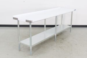 BK Resources VTTR-9624 96" Stainless Steel Work Table
