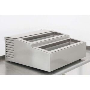 Fagor CPR-8 28" Dual Refrigerated Countertop Pan Rail