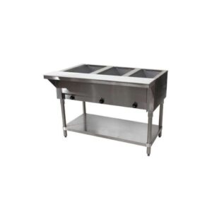 Advance Tabco HF-3E-240-X 47" 3-Well Electric Steam Table