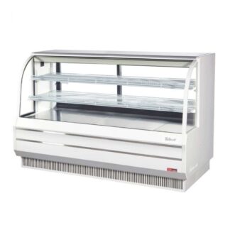 Turbo Air TCGB-72DR 72" Curved Glass Dry Bakery Case