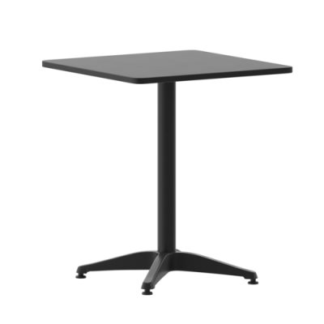 TABLE, OUTDOOR Flash Furniture Model No. TLH‐053‐1‐BK‐GG