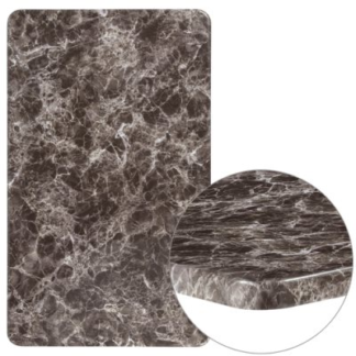 LAMINATE TABLE TOPFlash Furniture Model No. XU‐2442‐MAR‐GG