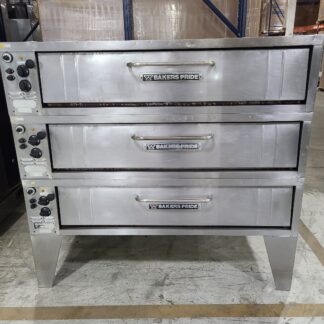Reconditioned Bakers Pride B541 Triple Deck Stone Pizza Oven | Stock No. 835998