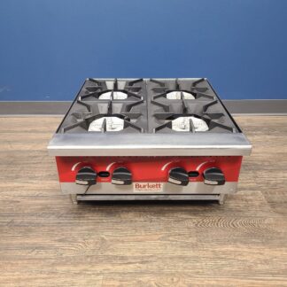 Reconditioned Atosa ATHP-24-4 4-Burner Countertop Gas Hot Plate | Stock No. 827393